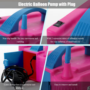 Pompe à ballons électrique portable à double buse, souffleur d'air électrique pour ballons, gonfleur de ballons pour fêtes et événements sportifs - Product Image 6