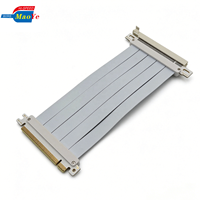 Câble Riser PCIe 4.0 Entièrement Compatible en Verso le Côté, Faible Latence, Sans Perte de Signal pour Mise à Niveau de Serveur Multi-GPU PCIe 3.0/2.0