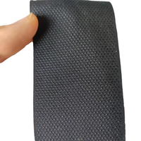 Maillot de cyclisme blanc et noir avec points en silicone, bandes antidérapantes, bande extensible, sangle élastique pour vêtements et accessoires