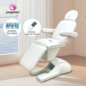 豪华专业美容面部水疗床/床架 现代便携式电加热美容护理可调节功能 - Product Image 1