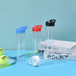 ขวดน้ำพลาสติก700มล. พร้อมหลอดพลิกทำจากพลาสติกไร้สาร BPA - Product Image 2