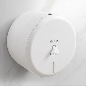 Líder del mercado Ahorre 40% Costo Inodoro público comercial Abs Plastic A1 Center-Pull Dispensador <span class=keywords><strong>de</strong></span> papel higiénico y recarga <span class=keywords><strong>de</strong></span> papel tisú - Product Image 1