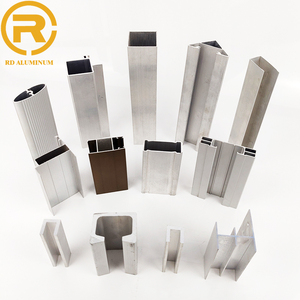 RD AluHigh kualitas 6063 profil <span class=keywords><strong>aluminium</strong></span> produsen struktur pintu geser CNC dibuat untuk pemasok penggunaan furnitur - Product Image 2