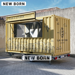 快餐车 餐饮拖车 商业用食品拖车 食品车 - Product Image 3