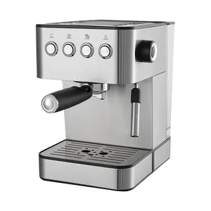Home Mechanical 15 20 Bar Stainless Steel Coffee Machine Portable Italian Espresso Coffee Maker With Steam Frother
