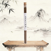 Bâtons d'encens apaisants Er Su Old Bureau Da Si He avec véritable ambre gris et bois d'agar pour une relaxation profonde, idéal pour les studios de yoga