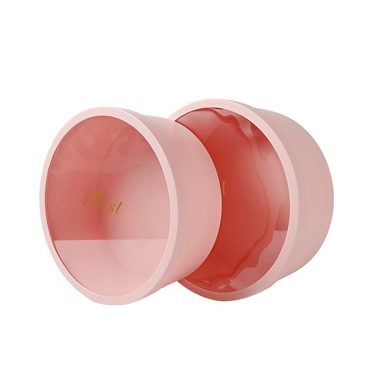 Luxury Wholesale Valentines Day Gift 2023 Paper Packaging Round Flower Heart Box for Flowers