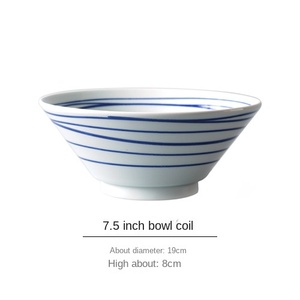 <span class=keywords><strong>Bol</strong></span> Nishida Muyu <span class=keywords><strong>Henry</strong></span>, style japonais moderne, en céramique et porcelaine, avec couleur sous-glaçure haute température et effet craquelé, non toxique, pour la restauration. - Product Image 6