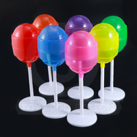 Capsule vide en plastique en forme de sucette pour bonbons, avec base, pour cadeaux surprises – Vente en gros