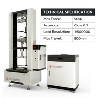 WDW-50T - Probador Avanzado de Resistencia a la Tracción, Rotura y Perforación de Geosintéticos / Máquina de Prueba de Compresión por Tracción