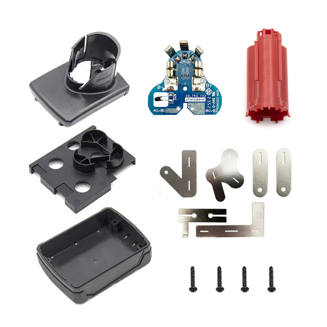 18650*6 Li-ion Battery Case M--12S Replacement for Mil Wauks 12v Battery Case Cordless Tools Battery Plastic Case 48-11-2460