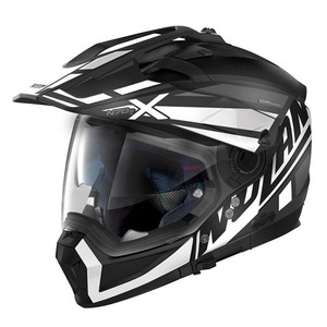 Casco Moto Nolan N70-2 X Bianco Nero L in Policarbonato Crossover - Product Image 1