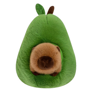 Creative Avocado Capybara Plush <b>Toy</b> Bear <b>Stuffed</b> Animal with Claw Machine Washed Technics Stress Relief Gift for Redemption - Product Image 5