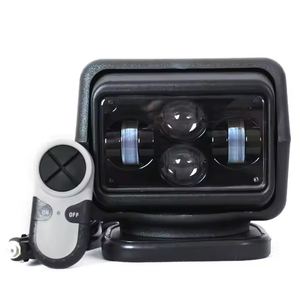 Lampe <span class=keywords><strong>de</strong></span> <span class=keywords><strong>travail</strong></span> à longue portée Lampe <span class=keywords><strong>de</strong></span> recherche rechargeable avec télécommande <span class=keywords><strong>Phare</strong></span> extérieur LED d'inondation <span class=keywords><strong>de</strong></span> tache rotative magnétique forte - Product Image 1