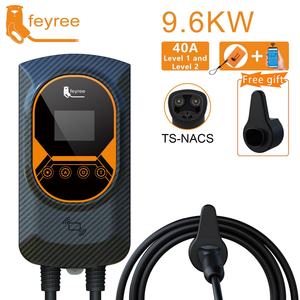 Station de recharge électrique pour véhicules électriques Feyree 50A compatible Tesla 12KW murale, état neuf pour la recharge de voitures - Product Image 6