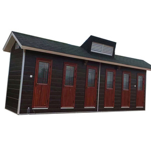 Toilettes portables en bois au design rustique pour les attractions touristiques, durables pour une utilisation en extérieur - Product Image 1