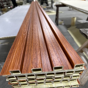 New phổ biến Top bán nội thất vật liệu xây dựng WPC rãnh tường Bảng điều chỉnh trong nhà WPC Panel tường 2024 - Product Image 6