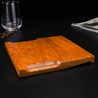 Plateau de dégustation de whisky en bois avec logo laser, 2 emplacements pour verres et fente pour carte de notes, en noyer et sapelli, plateau de dégustation de vin pour brasserie, distillerie, bar