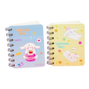 สมุดโน้ตแบบม้วนลาย<span class=keywords><strong>การ์ตูน</strong></span> สมุดพกพา ลายหมีน้อยน่ารัก จดบันทึกการบ้าน ใส่กระเป๋าได้ - Product Image 2