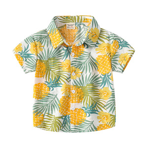 2024 Summer Beach Chemise hawaïenne à manches courtes pour garçon LSBO-002 - Product Image 1