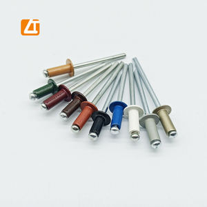 Desconto Grande Rebite De Repuxo Aluminio Escareado Preto/Branco/Aluminio Brilhante RIVET - Product Image 6