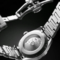 Logo personnalisé 50PCS en acier inoxydable 316L 10 atm étanche montre de plongée automatique personnalisée