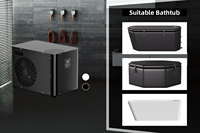 Icegalax Fábrica OEM 1hp 2hp Baño de Hielo para Recuperación con Enfriador, Wifi y Ozono para Recuperación de Atletas y Fitness