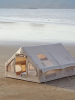 Tente gonflable épaisse pour 5 à 8 personnes, en tissu Oxford, imperméable, résistante aux UV, quatre saisons, installation rapide, portable, une chambre