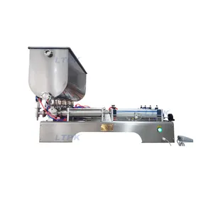 Semi Automatic Bottle Filling Machines Grease Detergent Butter Toothpaste Cream Cheese Cosmetics Skincare Paste Filling Machine