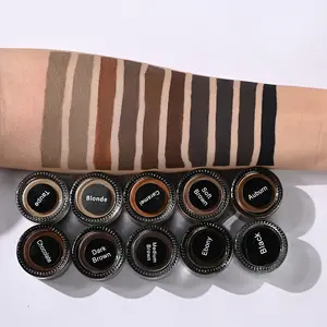 Nero morbido marrone di lunga durata impermeabile pomata per sopracciglia ad alto pigmento Gel per sopracciglia pomata per sopracciglia Dip Brow Make up Cosmetics