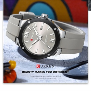 Montre pour homme CURREN 8465, bracelet en silicone, montre à quartz décontractée pour homme, date, luminescente, étanche, montre originale - Product Image 5