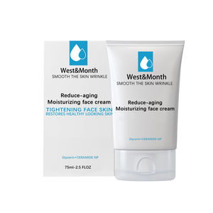 West & Month Tru-crema bianca lustro interno rassodante linee leggere per la pelle del viso idratante 50ml Anti-invecchiamento uso quotidiano del viso glicerina - Product Image 1