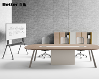 Meuble mural de bureau modulaire personnalisable en bois massif, écologique, grande capacité, pour présentoir de direction