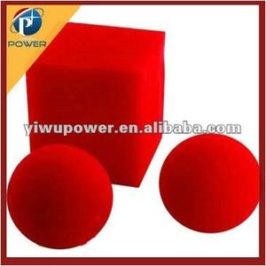 Bolas de Esponja Rojas Súper Suaves para Trucos de Magia, Esponja que se Convierte en Cubo, Juguete de Esponja, Dos Bolas, Un Cubo - Product Image 4