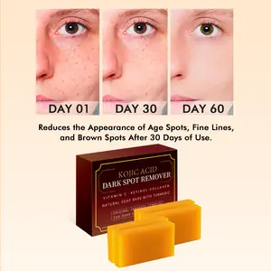 2024 Best Selling Valitic Kojic Acid Dark Spot Remover Soap Bars Wit Turmeric Kojic Acid To Remove Dark Spots For Dark Skin