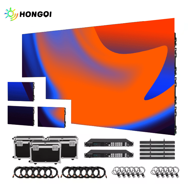 Giant Flexible LED Display Video Wall, Suitable for Concerts. P2.5 Outdoor Rental Large LED Advertising Screen Panel.