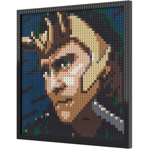 Pixel Art khối xây dựng 48x48 chấm Gạch 1x1 tường Chân Dung DIY trang trí nội thất tương thích với logo Đồ chơi mô hình phong cách Đồ chơi Quà Tặng - Product Image 6