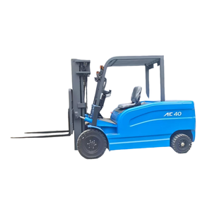 מחיר יצרן סיטונאי מלגזה חשמלית קטנה 4 טון למחסן 4x4 צמיגים מלאים סוללת עופרת חומצה מיני למכירה התאמה אישית - Product Image 2