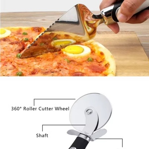 Coupe-pizza, pelle à gâteau, accessoires de pâtisserie, kit d'ustensiles, outil à découper rond, roulette à pizza - Product Image 5