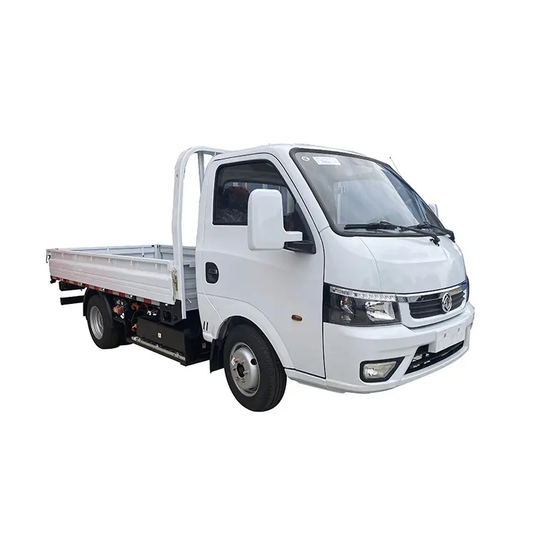 Good China supplier 5.5m single row max speed 90km/h flatbed type electric truck for promotion