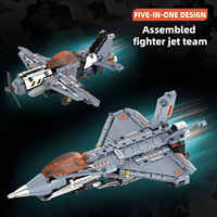 Kit de construction de drone RC transformable 5-en-1 STEM éducatif avec télécommande double mode et contrôle par application