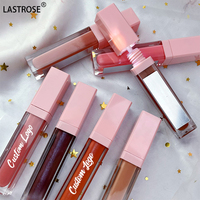 Gloss à lèvres liquide LED imperméable, vegan, marque de maquillage à étiquette privée, avec miroir, logo personnalisé, vente chaude