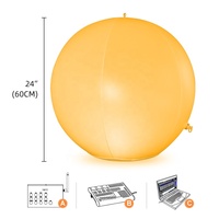 Offre Spéciale boules flottantes LED lumière Rechargeable, piscine d'eau dansante, musique Concert, jardin lumineux clignotant, télécommande LED boule
