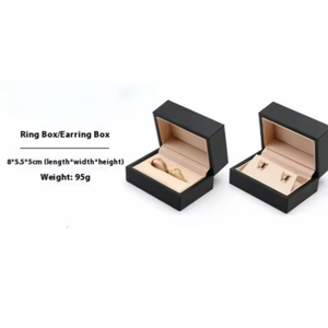 Custom Logo Color Luxury PU Leather Wedding Valentine's <b>Gift</b> Jewelry Packaging <b>Box</b> Full Set - Product Image 5