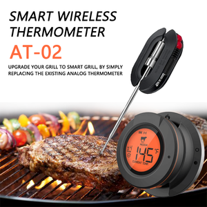 <span class=keywords><strong>Thermomètre</strong></span> sans fil intelligent AT-02, <span class=keywords><strong>thermomètre</strong></span> à dôme Bluetooth avec 2 sondes - Product Image 3