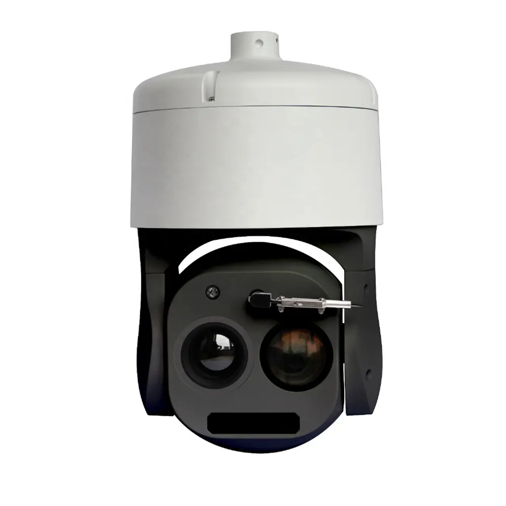50mm térmico 6.5 ~ 240mm PTZ térmico de longo alcance Câmera PTZ dome de velocidade de sensor duplo com sistema de controle de circuito fechado