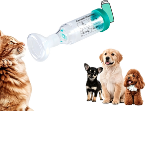 Strumento Professionale Veterinario per Inalazione di Animali Domestici, Camera Aerosol per il Trattamento di <span class=keywords><strong>Asma</strong></span> e Malattie Respiratorie nei Gatti e nei Cani - Product Image 5