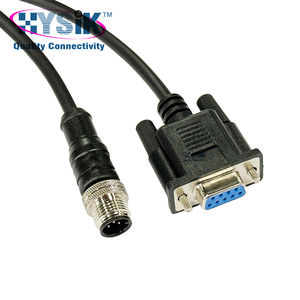 直式 M12 5 针公头转 RS232 CAN-Bus DB9 连接器电缆 - Product Image 6