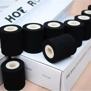 Rolo de tinta sólida para impressão de data, rolos de tinta quente seca, 36*16, 36*32, 36*36, 36*40, 40*40mm, consumíveis para máquinas seladoras