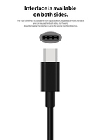 Câble de données flexible USB vers Type C avec charge rapide PD 60W